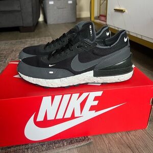 Nike Waffle One Crater ‘Black Anthracite’